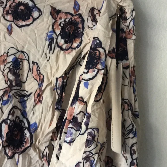 ❌donated❌Floral faux wrap and striped skirt - Picture 6 of 11